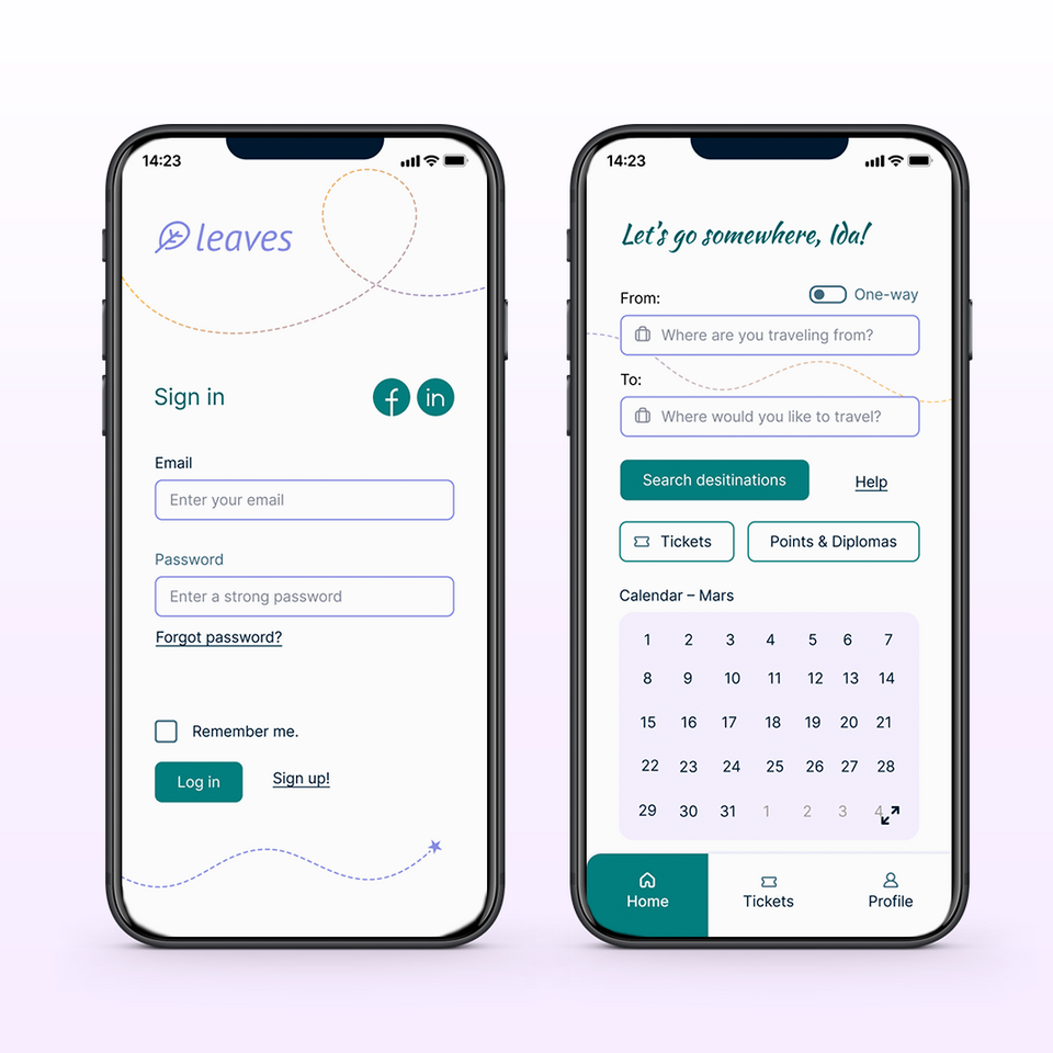 Reiseapp — resultat